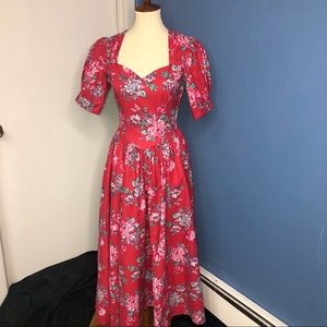 Vintage Laura Ashley Circle Dress 💌